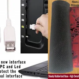 ANJO Wired Keyboard-LED Mouse-Pad-USB Hub 2.0-OTG C Type-Ext Cable 1.5m Combo Set image 5