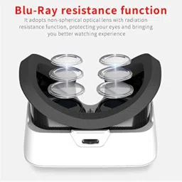 TechKing 3D Glasses Goggles HD Virtual Reality Headset With Joystick Motion image 3