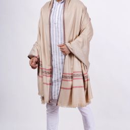 Sprha Wool Self Design Men Shawl-image-68