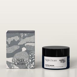 Suhi & Sego Super Moon Night Cream with White Water Lily Extract & Carrot Seed Oil - 40g-49