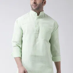 RIAG Mandarin Collar Cotton Casual Straight Kurta-picture-57