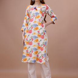 Sangria Printed Straight Kurta-image-85