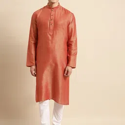 RAJUBHAI HARGOVINDAS Men Straight Kurta-image-96