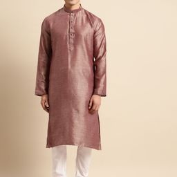 RAJUBHAI HARGOVINDAS Men Straight Kurta-image-47