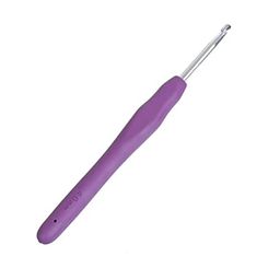fashio GIRLYZ Attire Crochet Colorful Hooks No.12/11 Width 2.50mm Ergonomic Grip Colorful Soft Handles Aluminum Crochet Hooks for Arthritis and Beginners, Smooth Knitting Needles Mother's Day Gift image 2