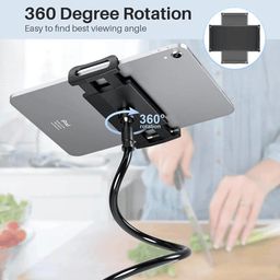 SKYCELL Tab and Mobile Phone Holder for Bed/Flexible Mobile Holder Mobile Stand for Bed image 5