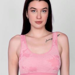 Spiaty Abstract Printed Full Coverage Lightly Padded Workout Bra With All Day Comfort-1