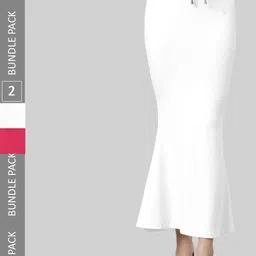 TWIN BIRDS Pack Of 2 Mid-Rise Saree Shapewear-image-95