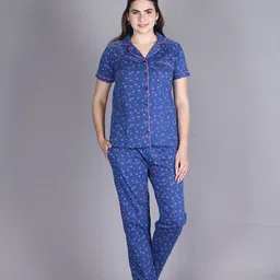 LYRA Printed Pure Cotton Night Suit-image-98