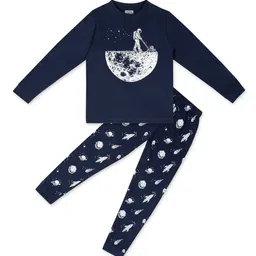 BAESD Kids Printed Pure Cotton Night Suit-55