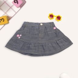 Mee Mee Girls Blue Denim Skirt-image-23