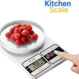 Rihaan Household Personal Digital 10kg Scale Plastic Circular Top Weighing Scale-17