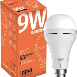 Evo-9W LED Emergency Bulb (Pack of 2) 4 hrs Bulb Emergency Light-image-10