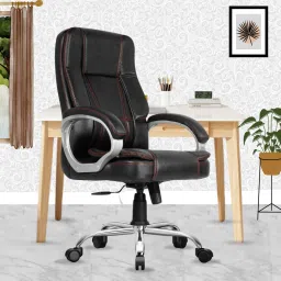 Vintage With 3 Years Warranty Mid Back Ergonomic Revolving Leatherette Office Executive Chair-image-51