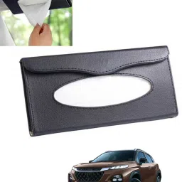 Universal Leatherite Rectangle Black Tissue Box For Car/office/Home-113 Vehicle Tissue Dispenser-image-62