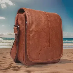 Tan Men Sling Bag Men Sling Bag extra large side bag for men-image-68