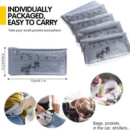 Disposable Urinal Bag, 2 Pack Portable Camping Pee Bags, Travel Pee Bags D121 Urine Bag-image-48