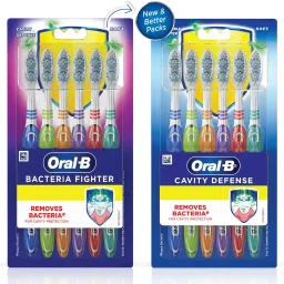 oral-b Cavity Defense, Value Pack of 6, Multicolour Soft Toothbrush image 2