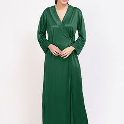 NIGHT KEYS Pack of 4 Satin Maxi Nightdress with Robe-89