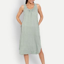 BLAZON Floral Printed Pure Cotton Nightdress-image-85