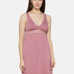 Triumph Women Pink Nightdress-image-90
