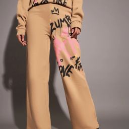 Women Printed Beige Track Pants-image-96