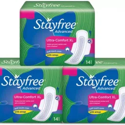 Advanced Ultra-Comfort XL| Soft touch cover with wings Sanitary Pad-18