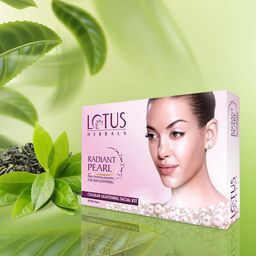 Lotus Herbals Sustainable Pack of 4 Radiant Pearl Cellular Lightening Facial Kit-31