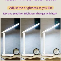 akr Powerful Rechargeable Desk lamp for work USB Charging Desk Lamp Table Lamp Study Lamp image 2