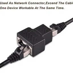 RyzCare RJ45 Network 1 to 2 Port Ethernet Adapter Splitter Lan Adapter image 3