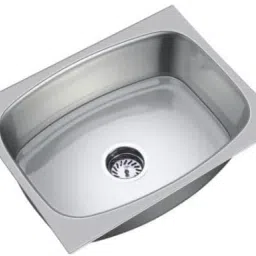 Denmark Classic Quality Stainless Steel Kitchen Sink 24*18*8INCH Size With Coupling & Waste Pipe Under Counter Basin-image-53