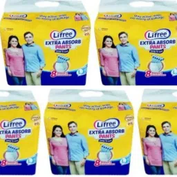 Adult Pant Style Diaper Size L, Set of 5 packs, 10 pcs per pack Total 50 pcs for waist size 30-39 inches Adult Diapers - L-2