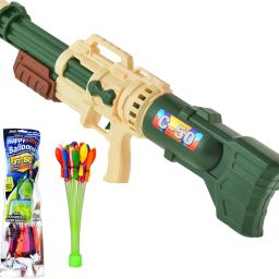 (1 Pichkari + 1 Magic Balloon)for Children Holi & Summer Pool Party Fun Water Gun-image-42