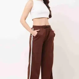 Pack of 2 Women Striped Multicolor Track Pants-picture-14