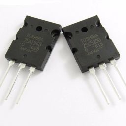 Toshiba Pair of 2SC 5200 + 2SA 1943 15A 300V Amplifier Power Transistor PNP Transistor-18