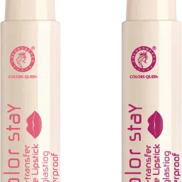 Color Stay Long Lasting Non Transfer Creamy Matte Lipstick Combo Pack of 2-14