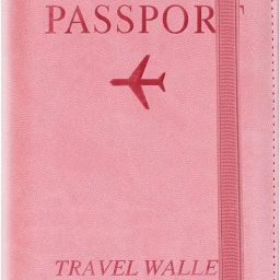 Men & Women Pink Genuine Leather Document Holder-image-45