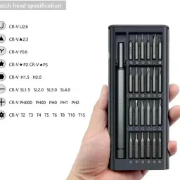onprix 24 In 1 Screwdriver Set Precision Magnetic Screw Driver Bits Torx Bit Precision Screwdriver Set image 3