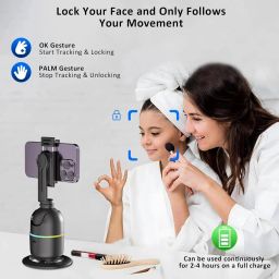 Hold up Auto Face Tracking Phone Holder for Phone, GoPro, Compact Camera Single Gimbal for Mobile image 3
