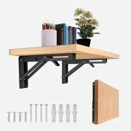 Folding Shelf Brackets Heavy Duty Metal Collapsible 30cm Shelf Bracket-picture-17