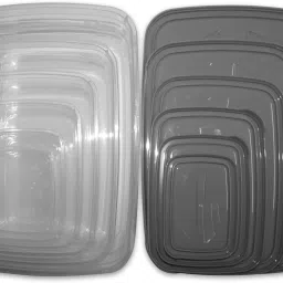 pranij Plastic Grocery Container- 225 ml, 325 ml, 650 ml, 1250 ml, 2200 ml, 3500 ml image 3
