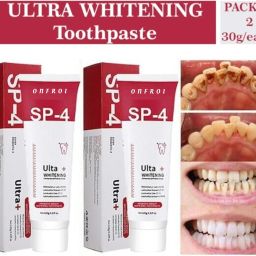 SP-4 Probiotics Ultra Whitening & Fresh Toothpaste 30g x 2, Clean Gel Toothpaste Toothpaste-image-79