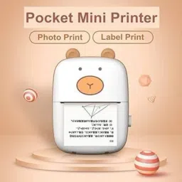 IMMUTABLE Portable Printer, Mini Wireless Bluetooth Thermal HCZ7 Multi-function Monochrome Label Printer image 2
