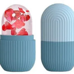 SPRADE Ice Roller for Face Reusable Face Ice Roller for Face Massager Silicon Mold Contour Cube Ice Facial Ice Cube Roller for Face Neck & Body Massager-image-16