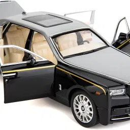 Royce Phantom Model 1:32 Car,Alloy Pull Back Toy car with Sound and Light-17