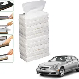 10 SET REFILLER WITH 100 PULLS (200 SHEETS) FOR MERCEDES BENZ S-CLASS Vehicle Tissue Dispenser-image-4