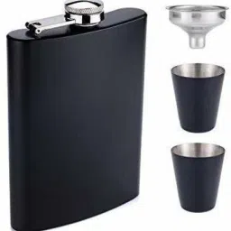 Hip Flash 2 Shots Box 8 OZ Stainless Steel, Liquor or Wine Whiskey Alcohol Drinks Holder Pocket Bottle with Funnel and Two Shots Glasses Stainless Steel Hip Flask-22