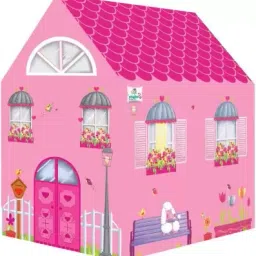 Water and Fire Proof Plastic Doll Tent House for Kids-12