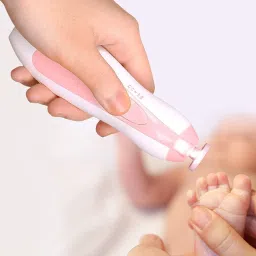 Baby Nail Trimmer File with Light Battery Operated Safe Nail Clippers Kit W386-image-88