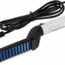 MOONZA Electric Comb for Men,Hair and Beard Straightening Styling Brush Men Hair straightener with curler with Beard straighter Hair Straightener (Multicolor) Hair Styler for Men Hair Straightener AB42 Hair Styler-20